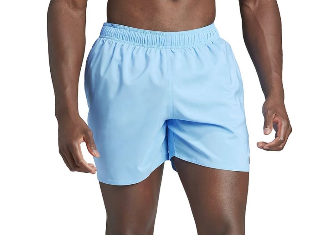 adidas Men's Solid Classic Bright Blue Swim Shorts 6 inch inseam Size XL